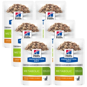 HILL'S PD Prescription Diet Feline Metabolic 6x85g paketėlis