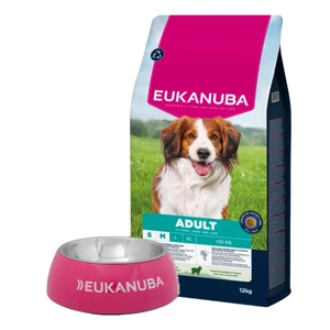 EUKANUBA Adult Small&Medium Breed Rich In Lamb & Rice 12kg + Nemokama Eukanuba dubuo