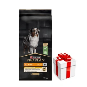 PRO PLAN Light Sterilised Visų dydžių suaugusiems šunims skirtas maistas, turintis daug jautienos 14 kg + Staigmena Šunui