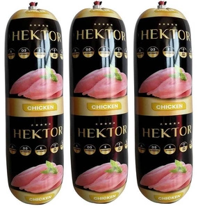 Premium Hektor šunų ėdalo batonėlis su paukštiena 3x900g