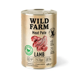 WILD FARM Paštetas ėriena 400g ėdalas šunims be glitimo