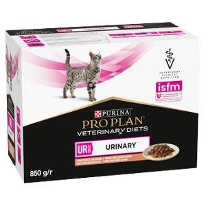 PURINA Veterinary PVD UR Urinary Cat 10x85g paketėlis - lašiša