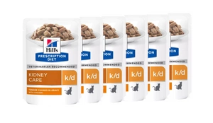HILL'S PD Prescription Diet k/d Feline with Chicken su vištiena 6x85g