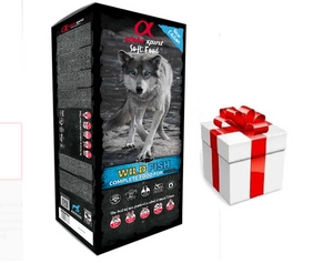 ALPHA SPIRIT Wild Fish 9kg  (45x200g) + STAIGMENA ŠUNUI