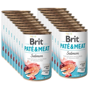 BRIT PATE & MEAT SALMON 18x400g