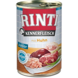Rinti Kennerfleisch Junior Huhn drėgnas maistas šunims - vištiena 400g