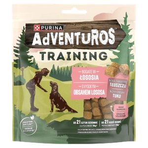 ADVENTUROS Training Lašišos turtingi skanėstai šunims 115g