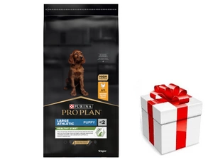 Purina Pro Plan Large Puppy Athletic Optistart, vištiena ir ryžiai 12kg + STAIGMENA ŠUNUI
