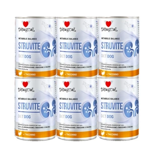 Disugual Veterinary STRUVITE kalakutiena (suaugusiems šunims) drėgnas ėdalas šunims 6x400g