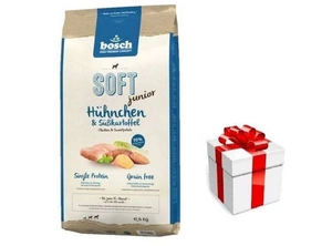 Bosch Soft Junior vištiena ir paštetas 12,5 kg  + STAIGMENA ŠUNUI