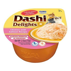 Inaba DASHI papildomas kačių maistas - vištiena ir lašiša 70 g