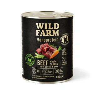WILD FARM Monoprotein Beef 800g hipoalerginis maistas šunims