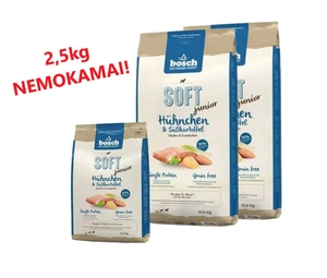 Bosch Soft Junior Chicken & Batten 2x12,5kg+2,5kg NEMOKAMAI!!!