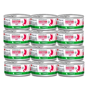 Disugual Veterinary drėgnas kačių ėdalas DIGESTION Rabbit (suaugusiems) 12x85g