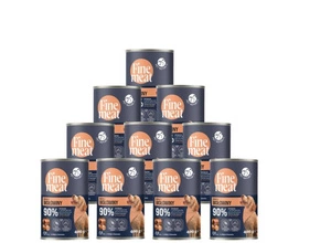 PetRepublic Fine Meat jautienos patiekalas šunims 10x400g