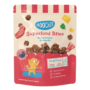MOOCHIE Superfood Bites jautienos ir sūrio 40 g šunų skanėstai