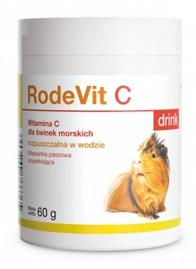 DOLFOS Dolvit Rodevit C gėrimas 60 g - Vitaminas C jūrų kiaulytėms