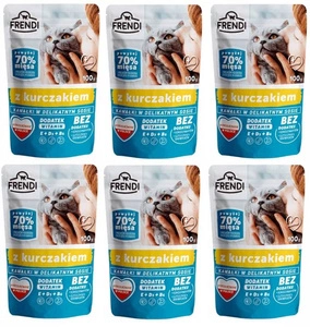 Frendi gabaliukai subtiliame padaže su vištiena 6x100g