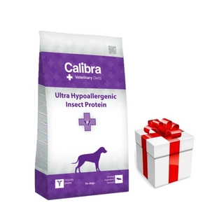 Calibra Veterinary Diets Dog Ultra Hypoallergenic Insect Protein 12kg + Staigmena Šunui