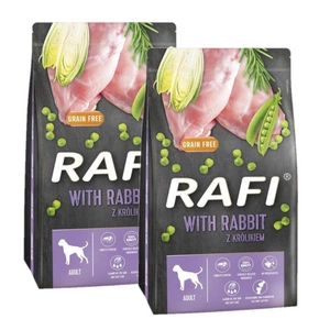 DOLINA NOTECI Rafi sausas maistas šunims su triušiena 2x10kg