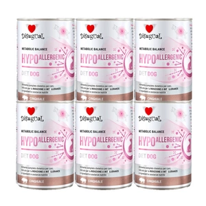 Disugual Veterinary drėgnas drėgnas šunų maistas HYPOALLERGENIC šernų (suaugusiems) 6x400g