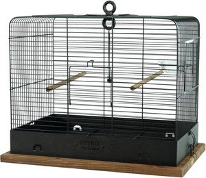 ZOLUX Retro "Celestine" narvelis paukščiams 34x27x44cm - juodas - antikvarinis varis