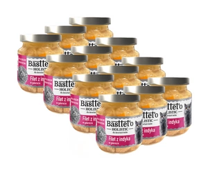 Basttet'o Holistinė kalakutienos filė galetėje katėms 12x130g