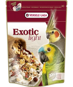 VERSELE-LAGA Exotic Light - mišinys su skrudintais grūdeliais didelėms ir vidutinėms papūgoms 750g