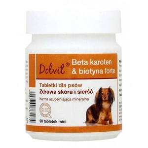 Dolvit Beta karotinas & biotinas forte Mini 90 tab.
