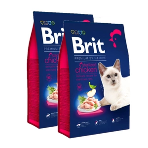 BRIT Cat Premium By Nature Sterilised Chicken 2x8kg