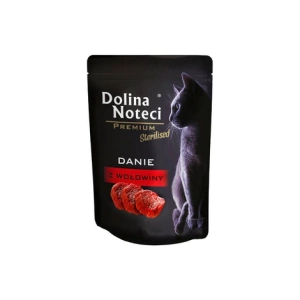 Dolina Noteci Premium sterilizuotoms katėms su jautiena 85g