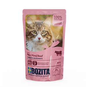 BOZITA Padažų gabalėliai su jautiena (paketėlis) 85g