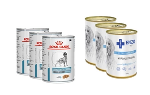 ROYAL CANIN Sensitivity Control SC 21 Chicken&Rice 3x420g skardinė + ENZO VET Hipoalerginė dieta su kalakutiena šunims 3x400g