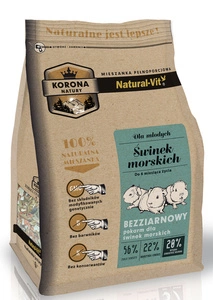KORONA NATURY Natural-Vit ėdalas jūrų kiaulytėms junior 750g
