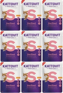 Kattovit Vital Care Sterilised 9x85g