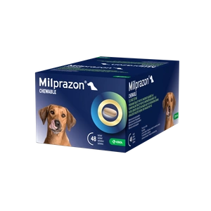 Milprazon Chewable 12,5mg/125mg, N48, 4 tabl.