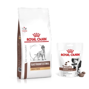 ROYAL CANIN Fibre Response Gastrointestinal  šunims 2kg + Royal Canin Dog Gastrointestinal Treats 230g