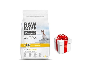 Vetexpert RAW PALEO ULTRA TURKEY ADULT MINI 8KG + Staigmena Šunui