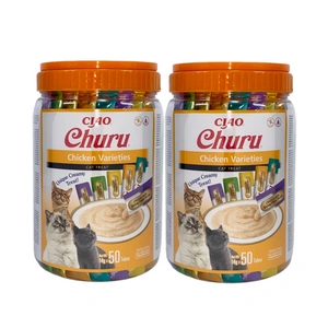 INABA Churu Diet katėms - mišinys su vištiena 100x14g