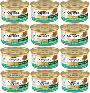 Purina Gourmet Gold triušių paštetas 12x85g