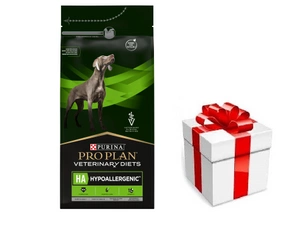 PRO PLAN Veterinary Diets HA hipoalerginis sausas maistas šunims 1.3kg + STAIGMENA ŠUNUI