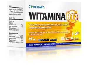 EUROWET Vitaminas B12 50 tablečių