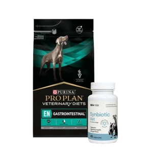 PURINA Veterinary PVD EN Gastrointestinal  (šunims) 5kg + LAB-V Synbiotic Vet - virškinamojo trakto sveikata ir žarnyno mikroflora šunims ir katėms 45 kapsulės