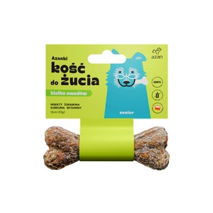 AZANKI Vyresniųjų šunų kramtomasis kaulas su vabzdžiais 12 cm