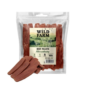 WILD FARM jautienos filė 500g skanėstai šunims