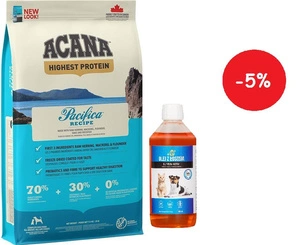 ACANA REGIONALS Pacifica Dog 11,4kg + LAB V Lašišų aliejus šunims ir katėms 500ml