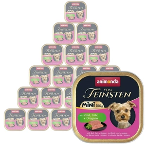 ANIMONDA Vom Feinsten mini suaugusiems šunims skirta jautiena 100 g