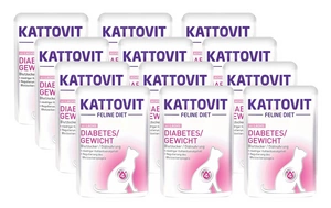 Kattovit Diabetas / Valgymas lašiša 12x85g paketėlis