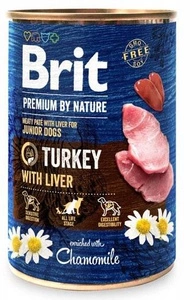 Brit Premium by Nature Junior Turkey With Liver 400g