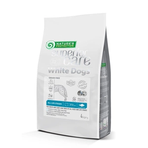 Nature's Protection Superior Care White Dogs Baltoji žuvis be grūdų Visų dydžių ir amžiaus tarpsnių šunims 4kg